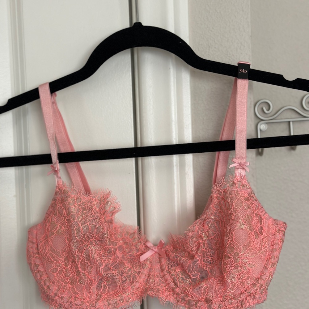 Victoria's Secret Pink Lace Bralette with Underwire